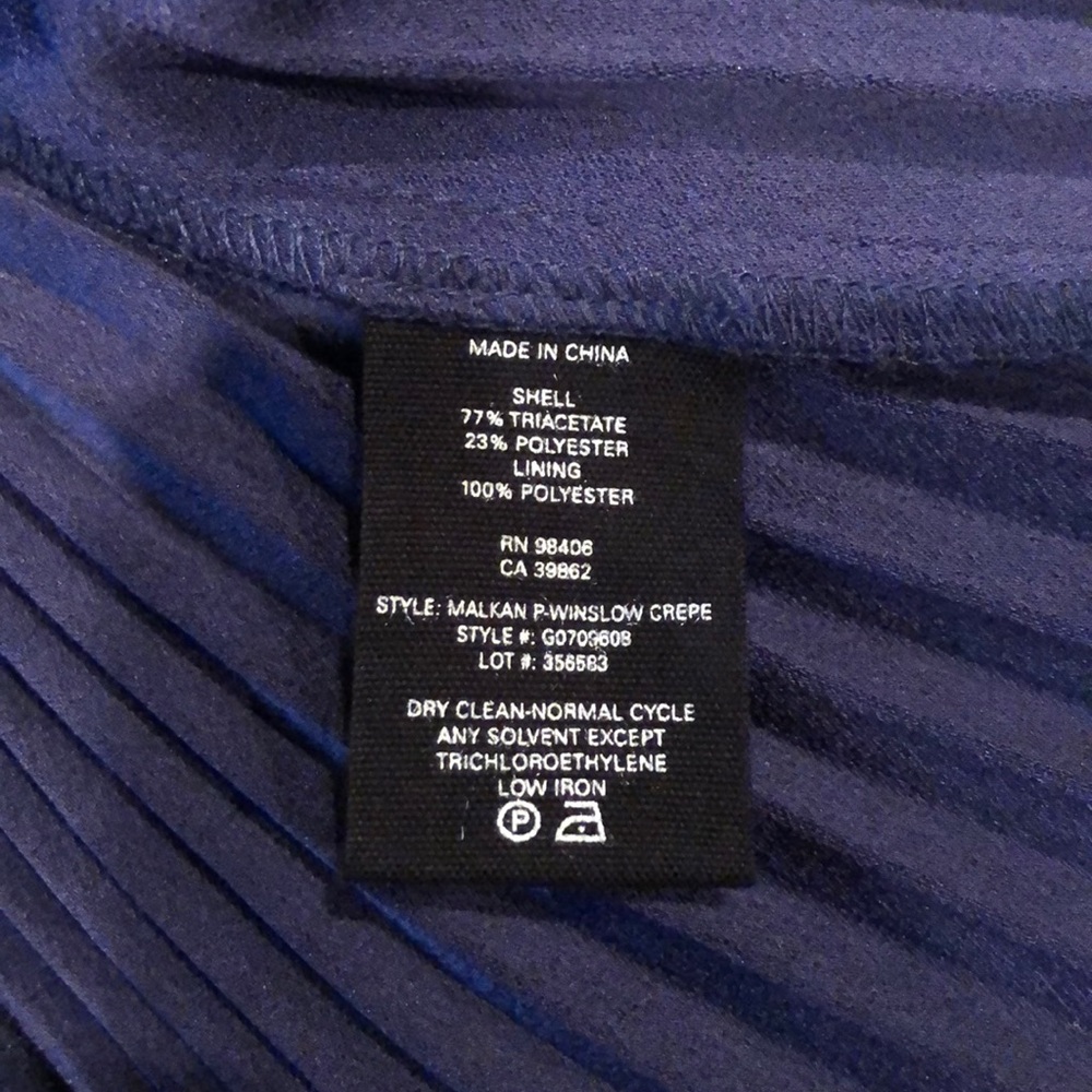 NWT Theory Sea Blue Winslow Crepe Dress - Picture 8 of 8